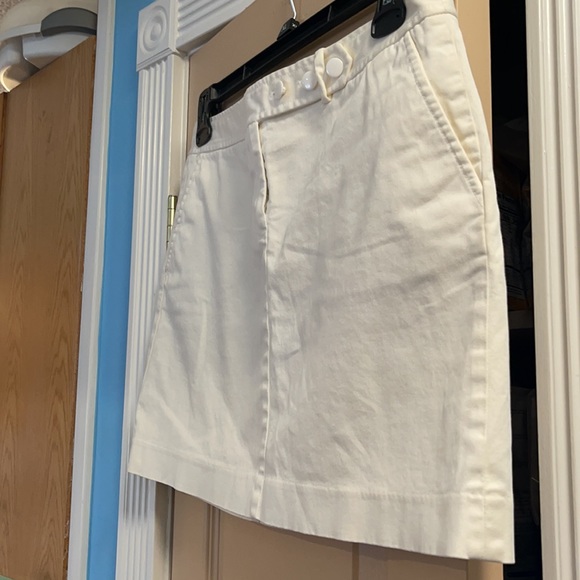 J Crew Stretch White Skirt - Picture 3 of 6
